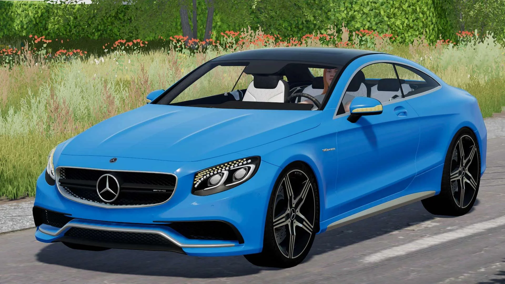 Mercedes Benz S500 Coupe v1.0 FS22 FS22 Mod Free Download
