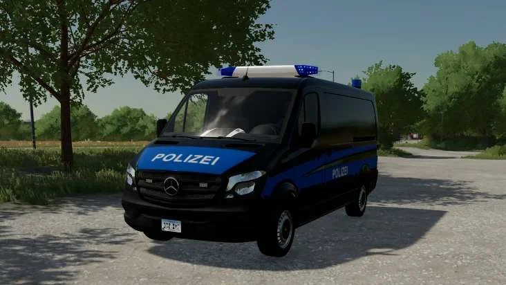 Mercedes-Benz Spinter Police v1.0 FS22 FS22 Mod Free Download
