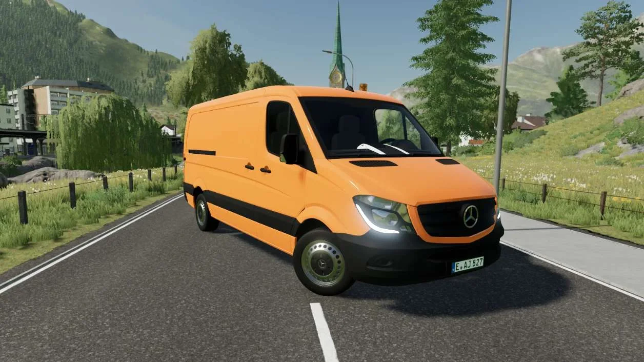 Mercedes-Benz Spinter TP v1.0 FS22 FS22 Mod Free Download