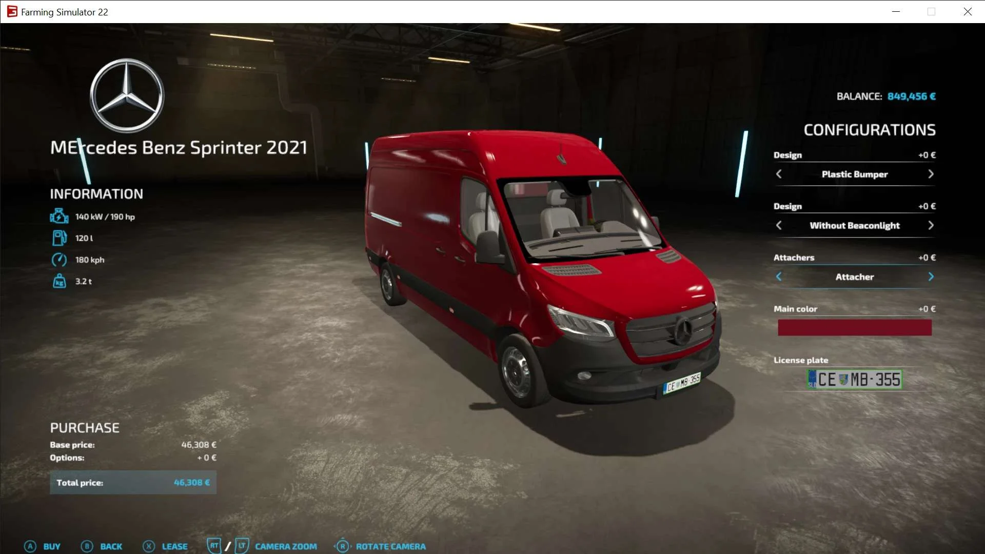 MERCEDES BENZ SPRINTER 2021 V1.0 FS22 FS22 Mod Free Download