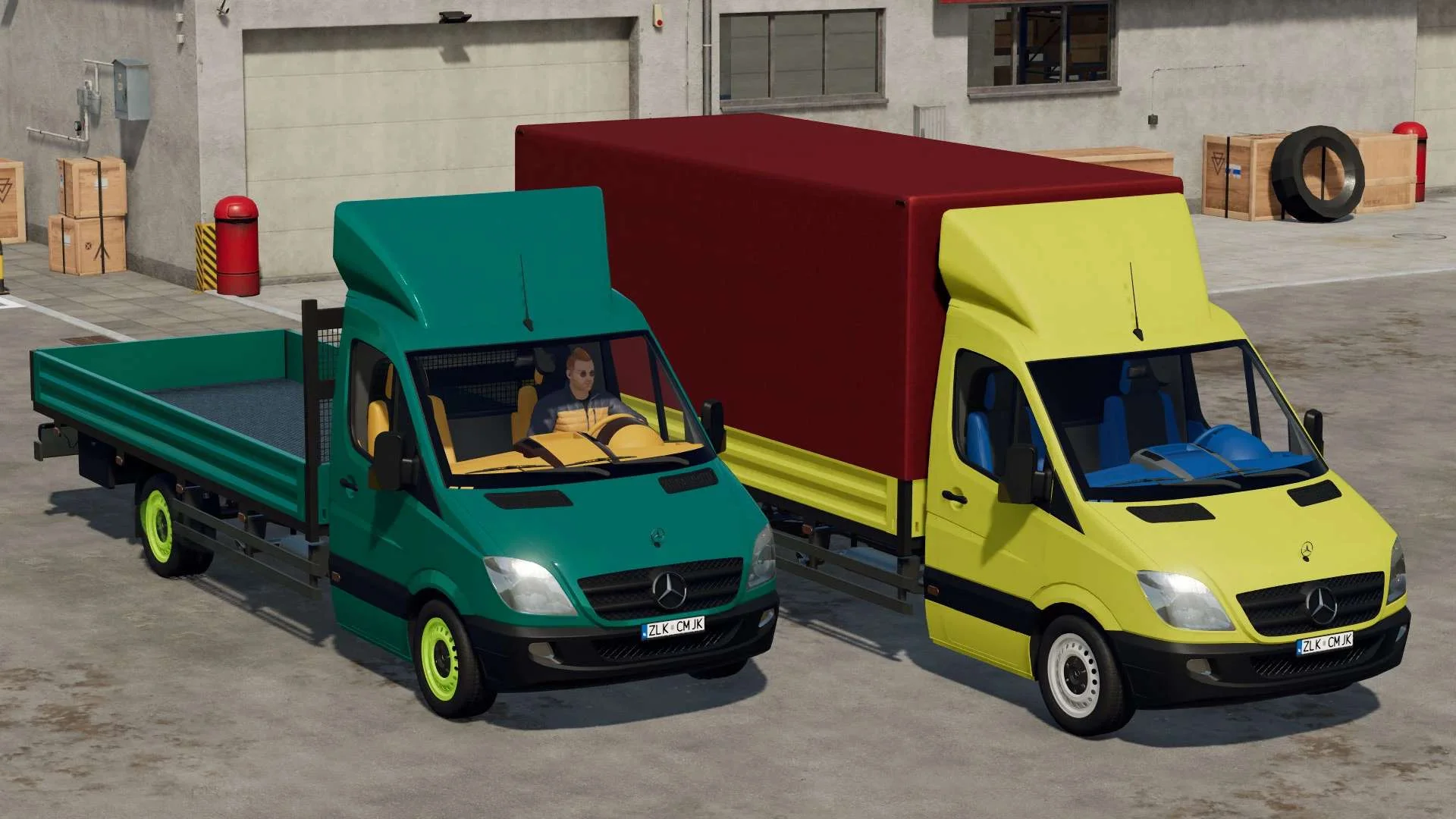 Mercedes Benz Sprinter Pickup v1.0 FS22 FS22 Mod Free Download