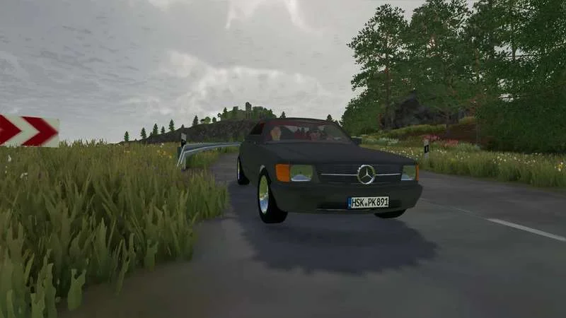 Mercedes Benz W126 SEC v1.0 FS22 FS22 Mod Free Download
