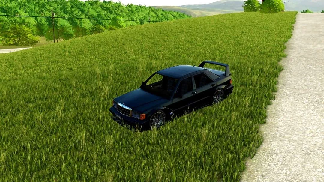 Mercedes E190 Black Editon v1.0 FS22 FS22 Mod Free Download