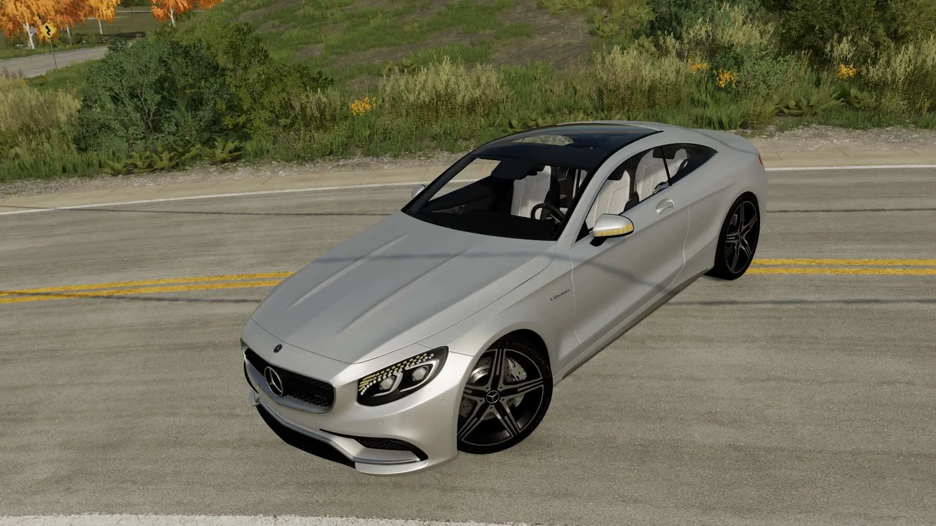Mercedes S500 Coupe v1.0 FS22 FS22 Mod Free Download