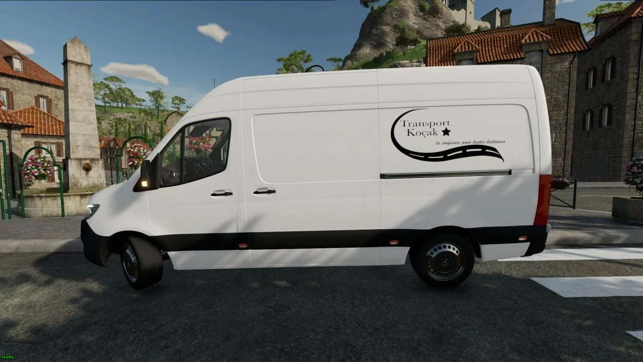 Mercedes Sprinter Transport Koçak v1.0 FS22 FS22 Mod Free Download