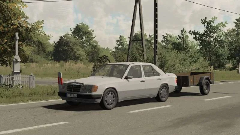 Mercedes W124 Edit v1.0 FS22 FS22 Mod Free Download