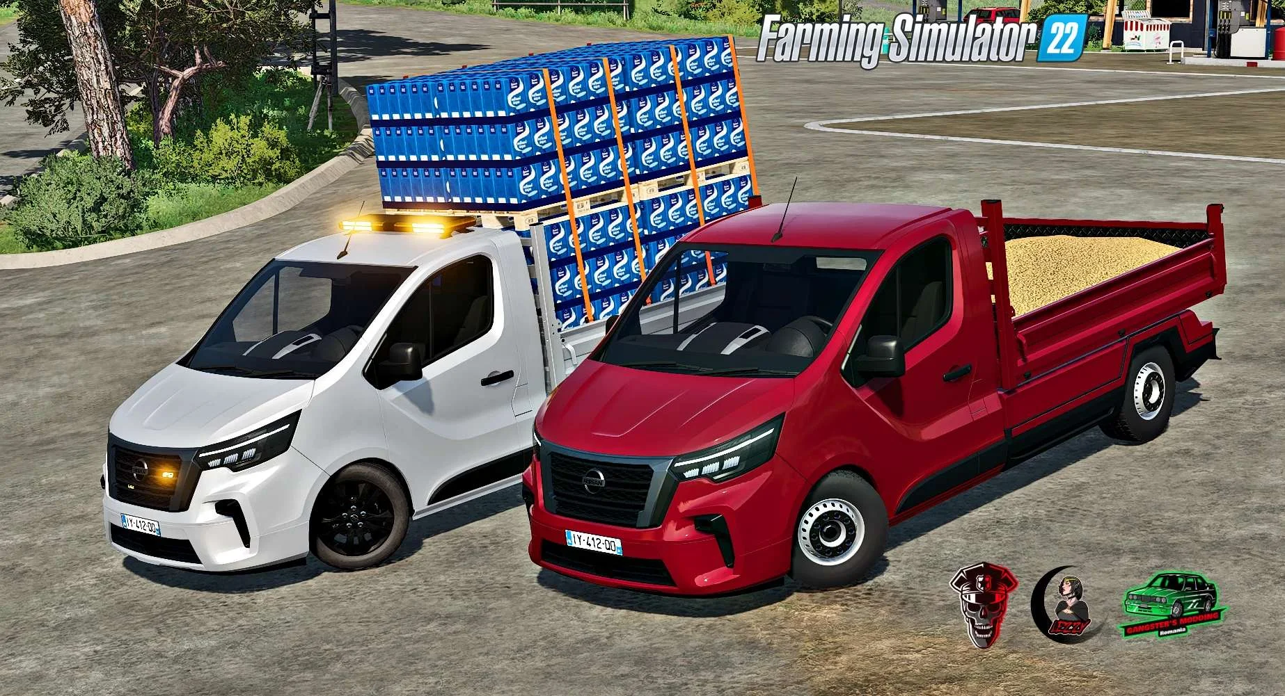 Nissan NV300 Tipper 2022 Autoload v1.0 FS22 FS22 Mod Free Download