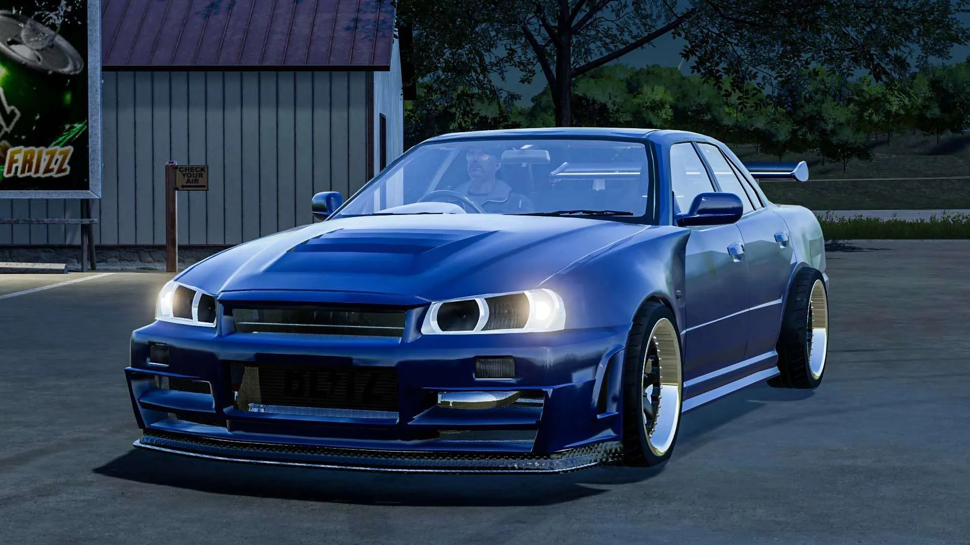 Nissan Skyline R34 v1.0 FS22 FS22 Mod Free Download