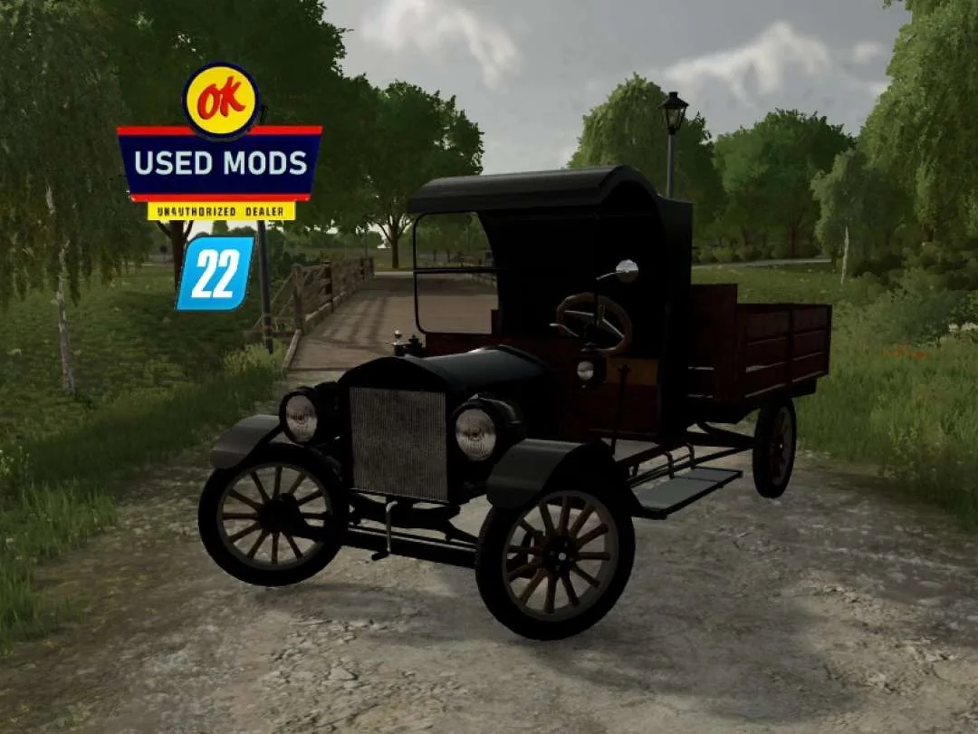 Old Truck Model T Flat bed FS22 v1.0 FS22 FS22 Mod Free Download