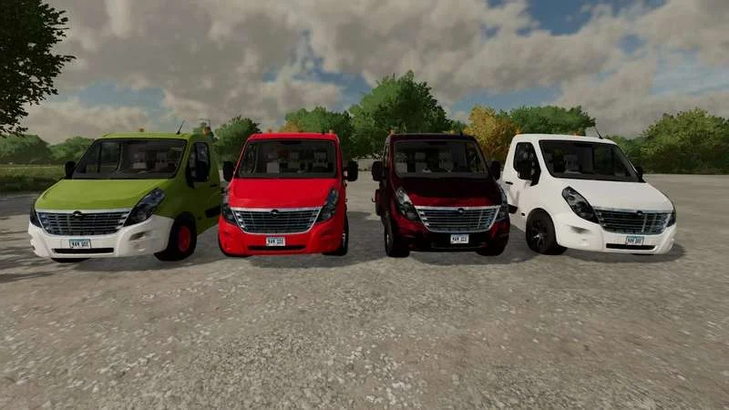 Opel Movano VanTruck v1.0 FS22 FS22 Mod Free Download