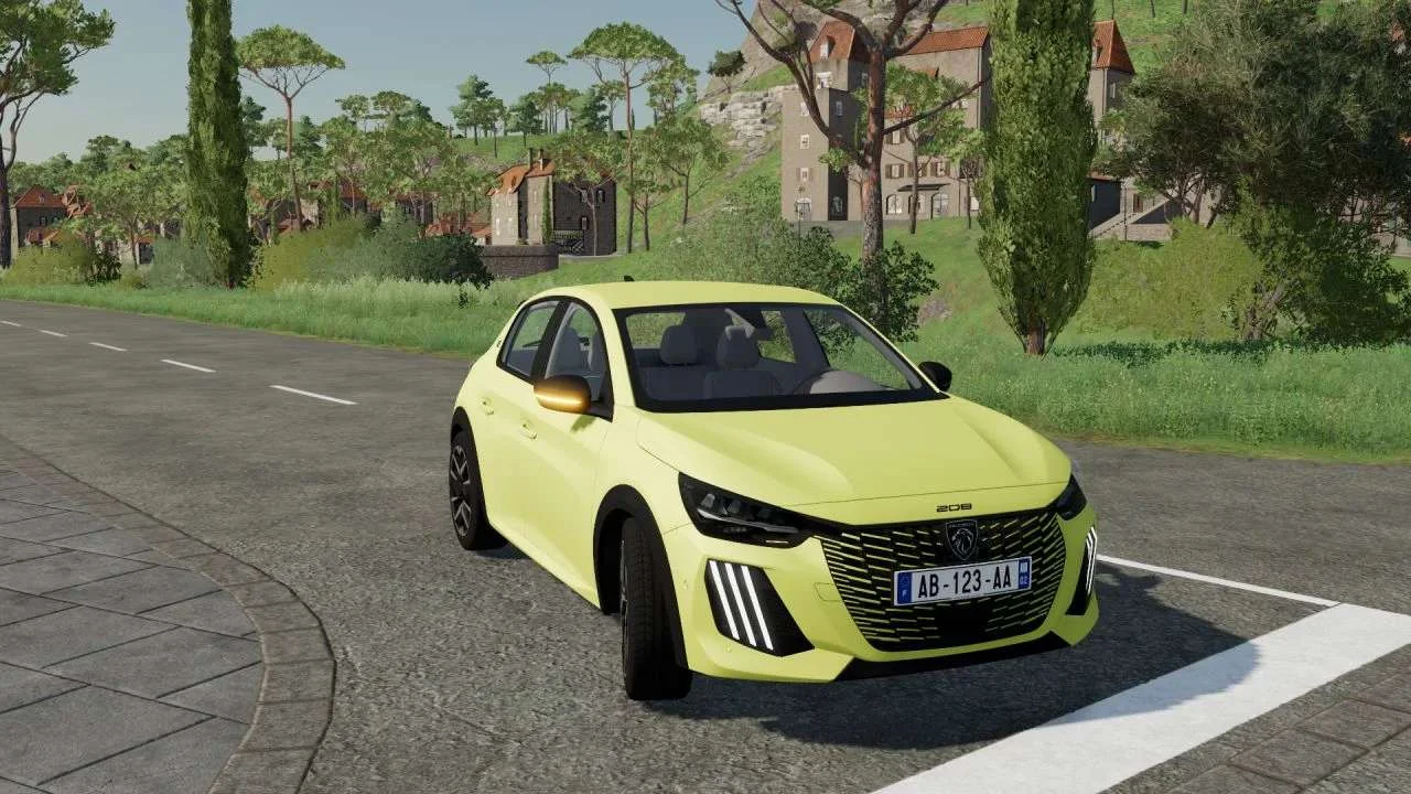 Peugeot 208 2024 V1.0 FS22 FS22 Mod Free Download