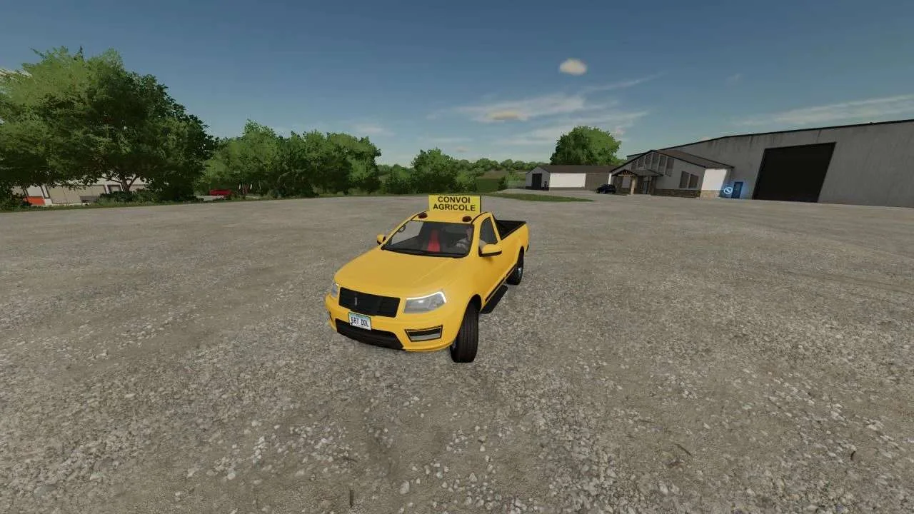Pickup 2017 Agricultural Convoy v1.0.0.1 FS22 FS22 Mod Free Download
