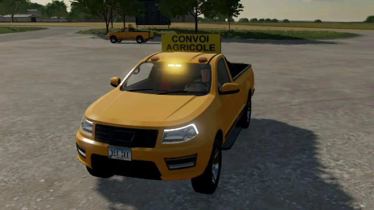 Pickup 2017 Agricultural Convoy v2.0 FS22 FS22 Mod Free Download