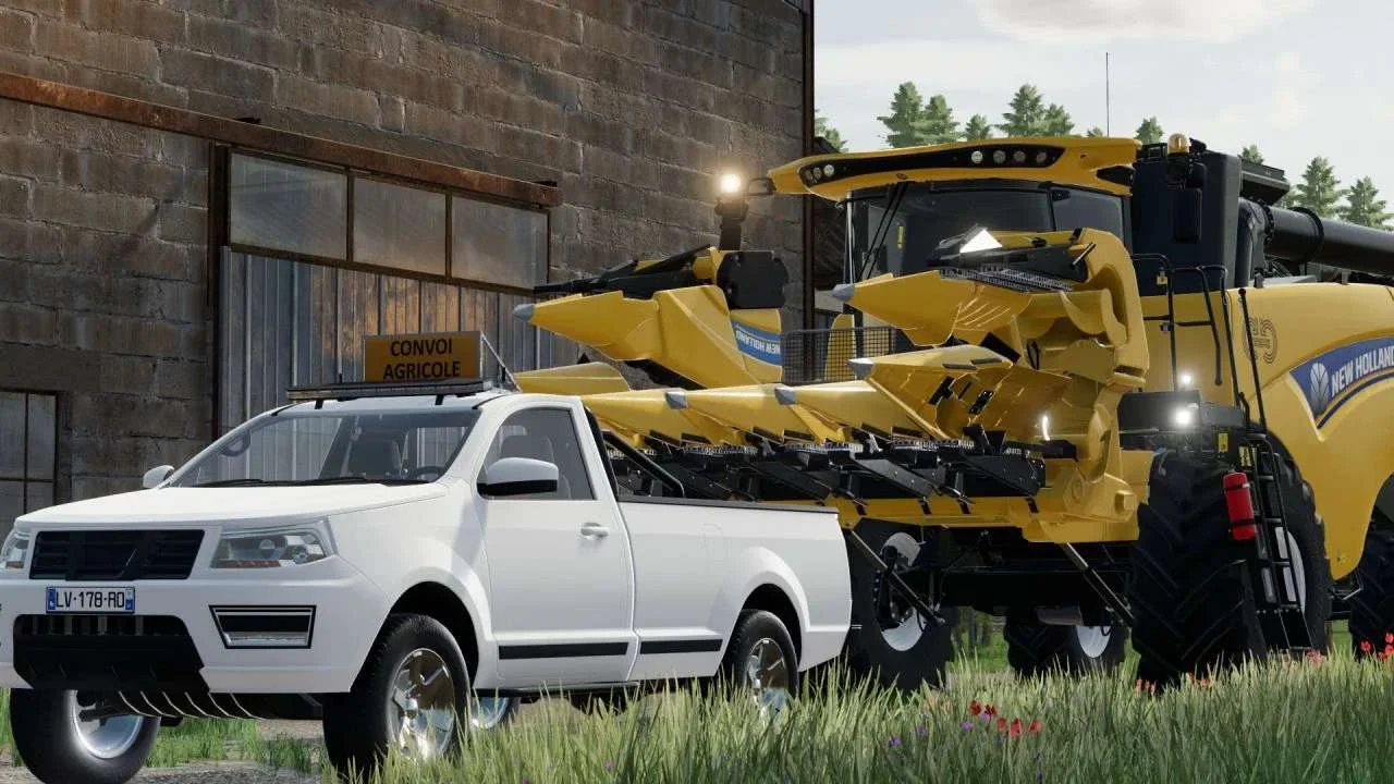 Pickup Agricultural convoy v1.0 FS22 FS22 Mod Free Download