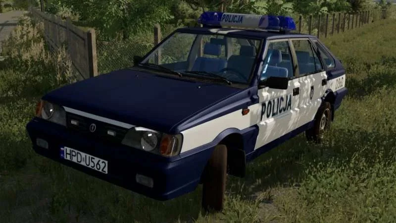 POLONEZ CARO POLICE v1.0 FS22 FS22 Mod Free Download