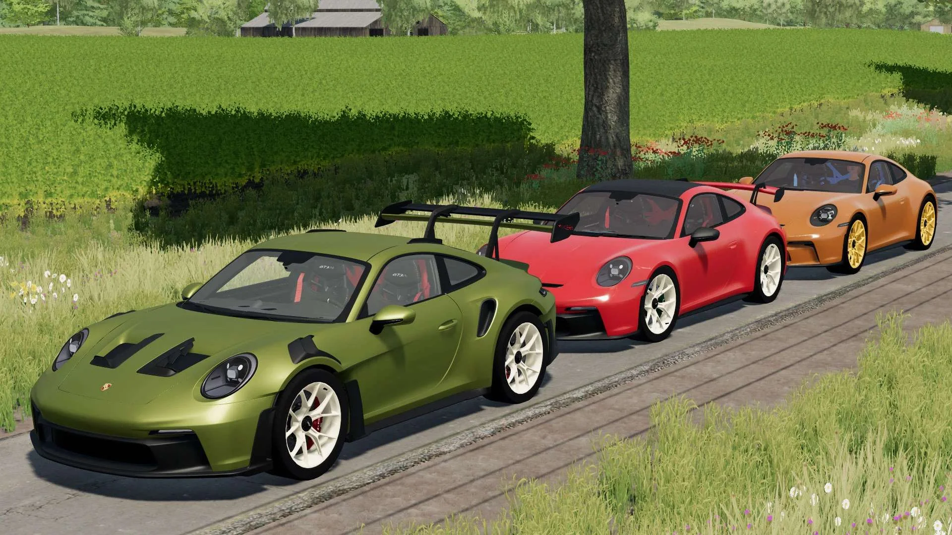 Porsche 911 GT3 Cars Pack v1.0 FS22 FS22 Mod Free Download