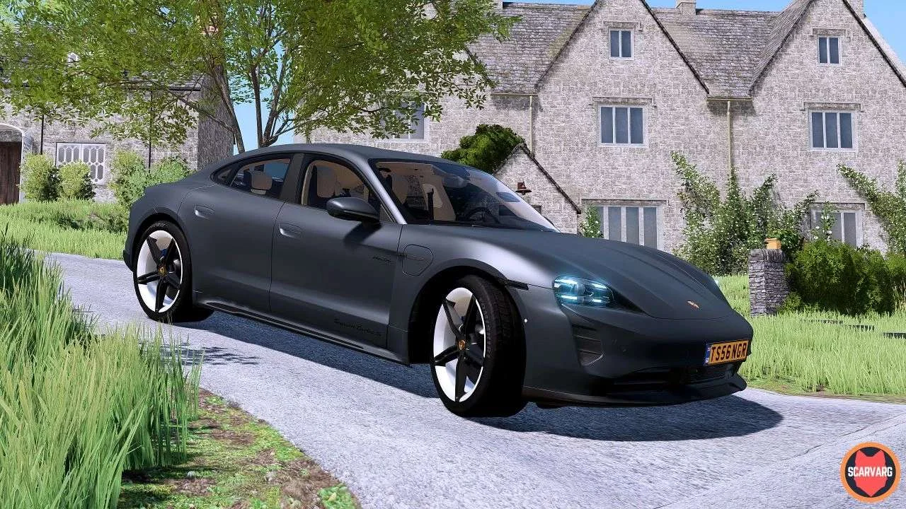 Porsche Taycan Turbo S 2020 v1.0 FS22 FS22 Mod Free Download