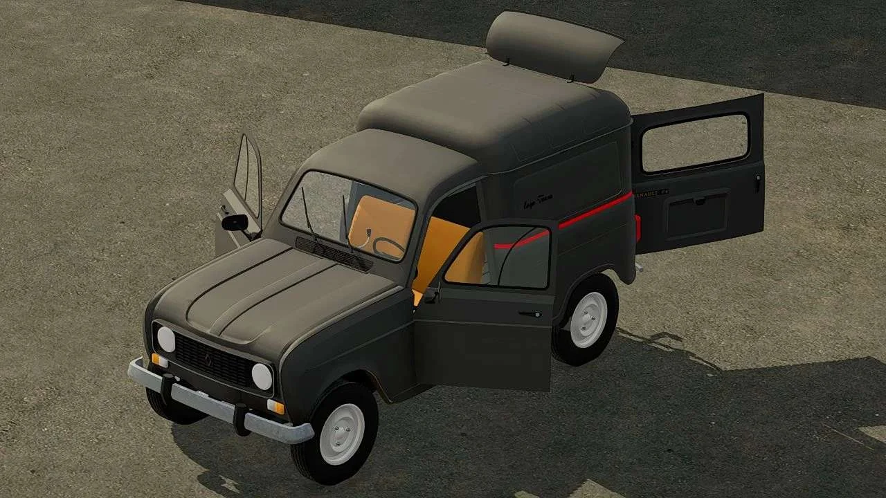 Renault 4L v1.0 FS22 FS22 Mod Free Download