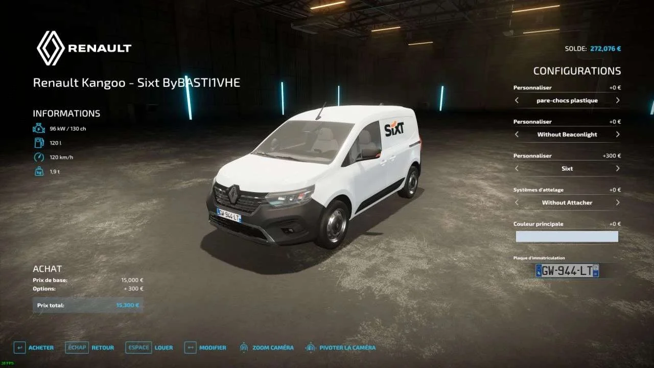 Renault Kangoo III Rental Companies v2.0 FS22 FS22 Mod Free Download
