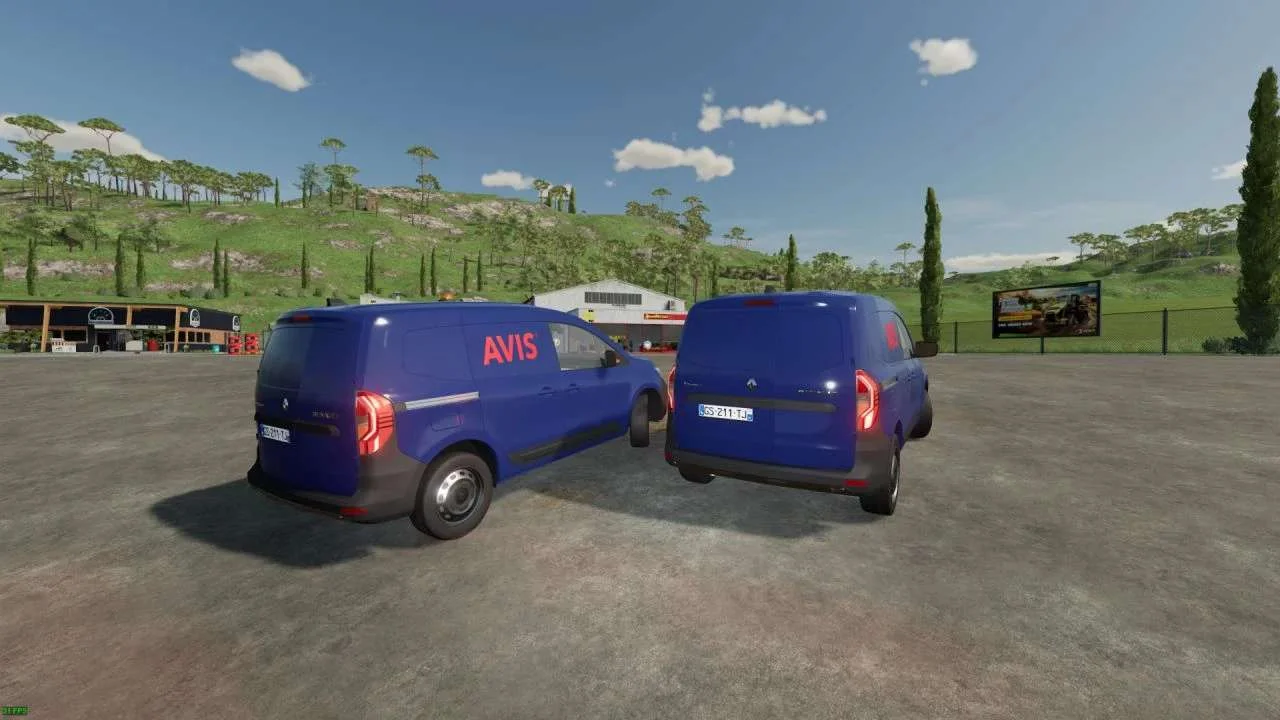 Renault Kangoo III Rental Companies v3.0 FS22 FS22 Mod Free Download