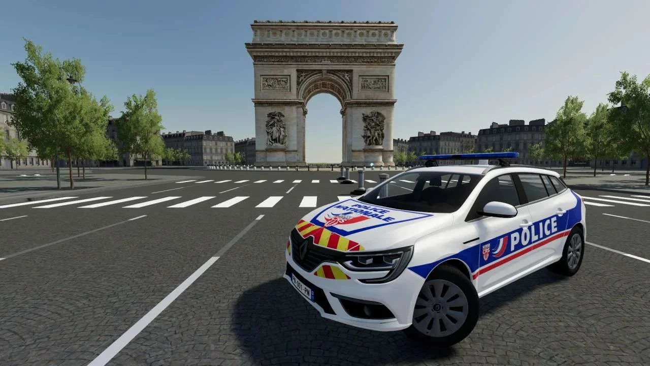 Renault Megane Estate 2020 Police Nationale CRS v1.0 FS22 FS22 Mod Free Download