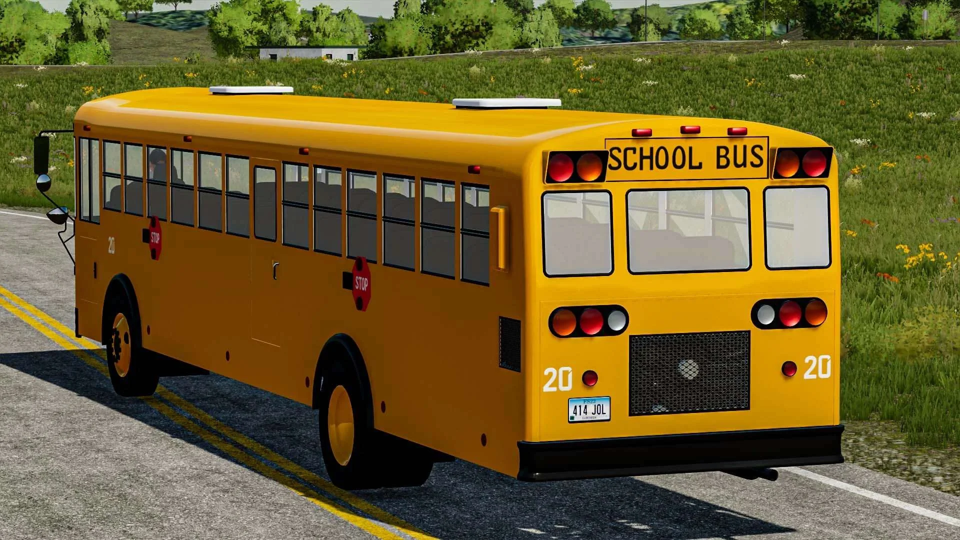 School Bus v1.0 FS22 FS22 Mod Free Download