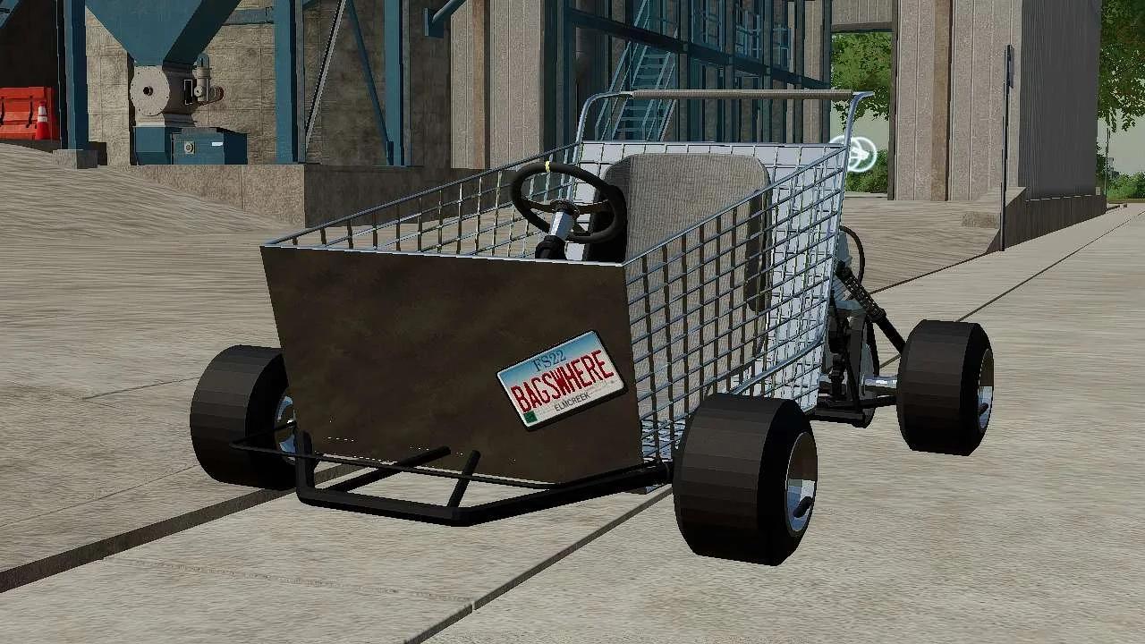 Shopping Kart v1.0 FS22 FS22 Mod Free Download