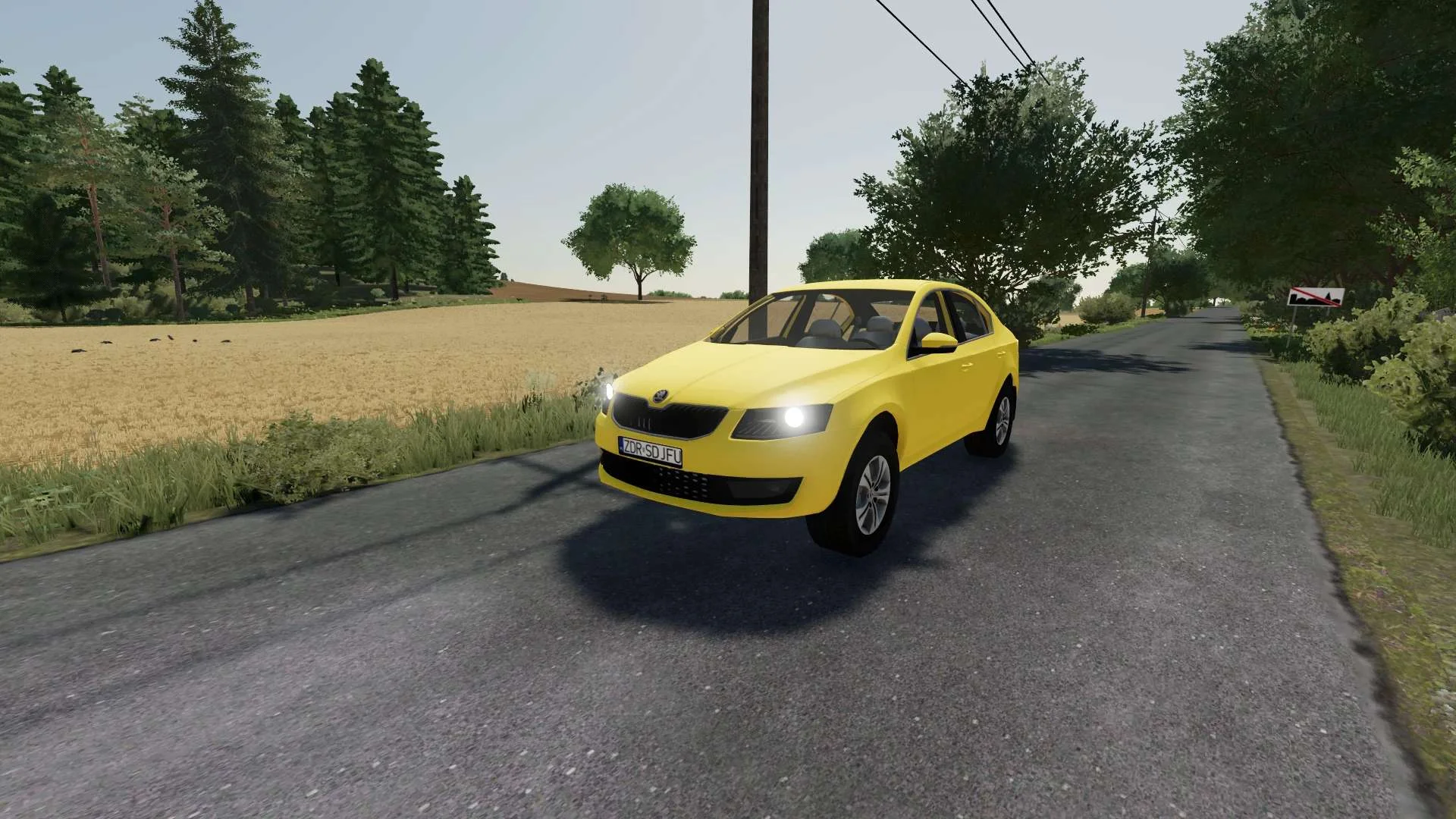 Skoda Octavia wersja cywilna v1.0 FS22 FS22 Mod Free Download