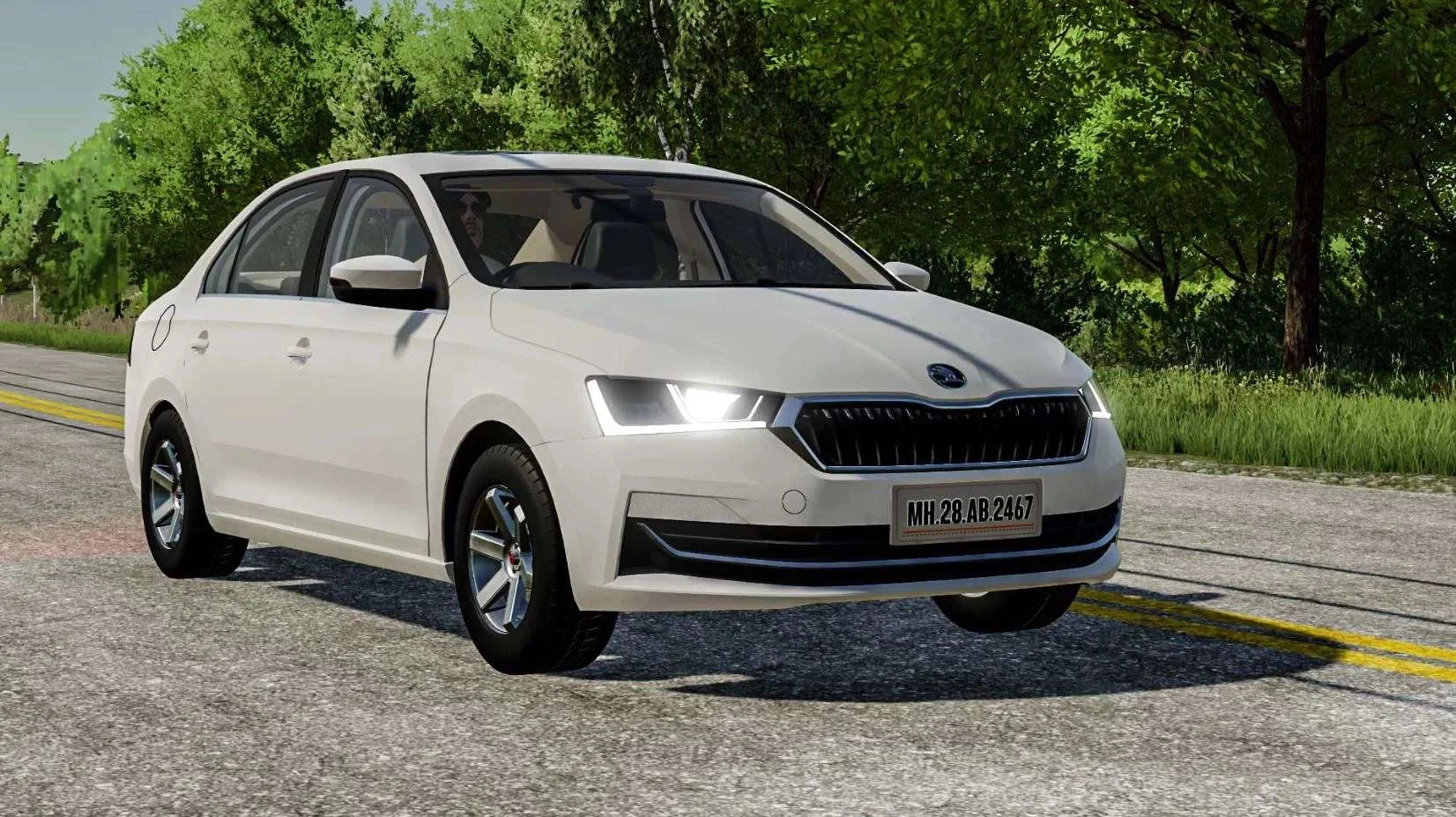 Skoda Rapid v1.1 FS22 FS22 Mod Free Download