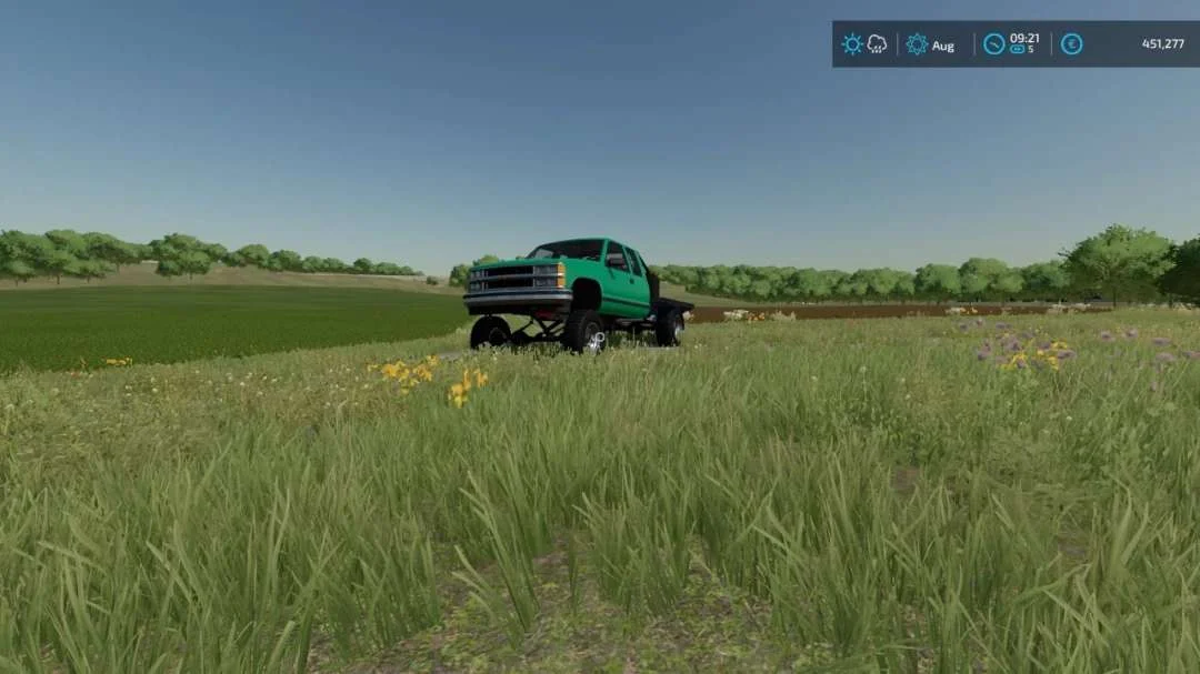 Squatted flatbed Chevy v1.0 FS22 FS22 Mod Free Download
