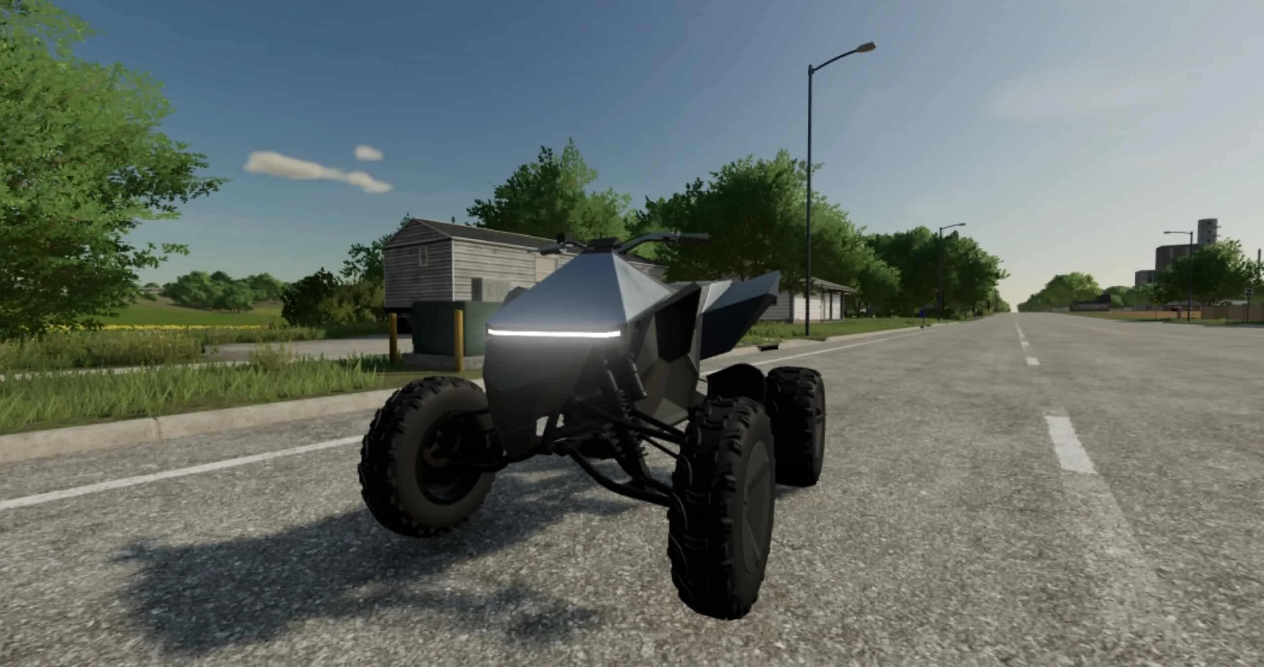 Tesla Cyberquad Conversion V1.0 FS22 FS22 Mod Free Download