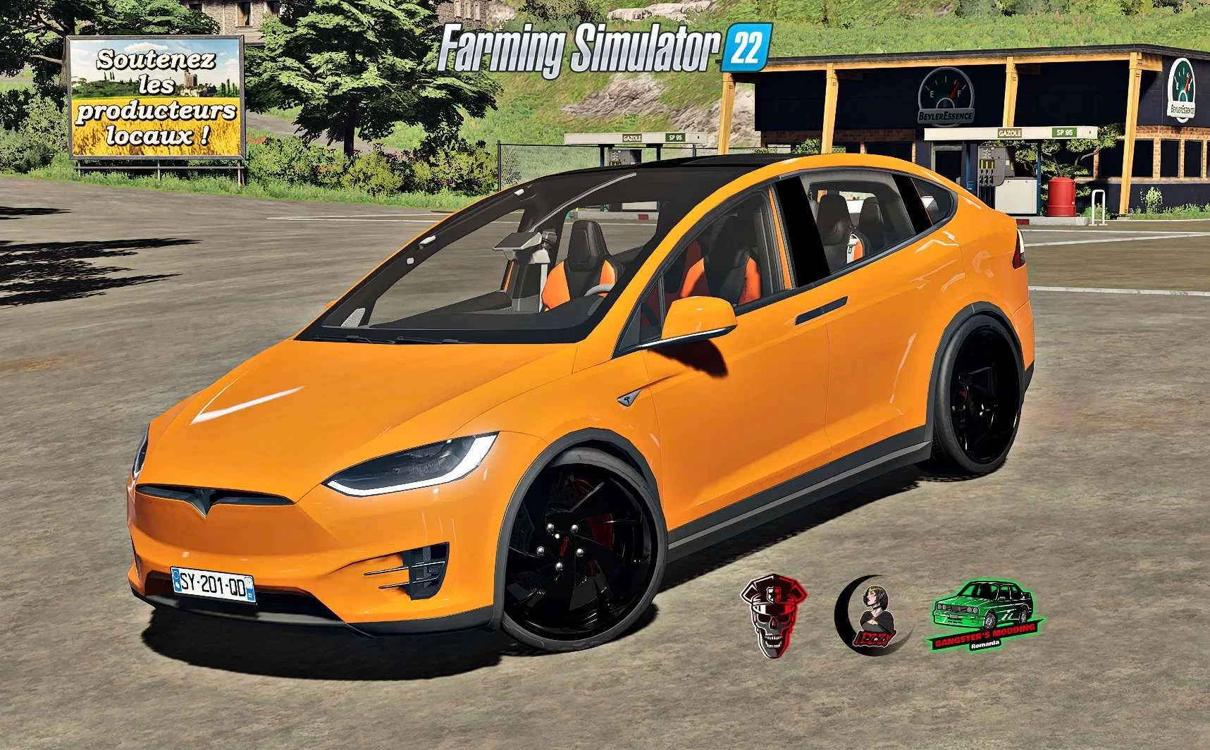 Tesla Model X v1.0 FS22 FS22 Mod Free Download