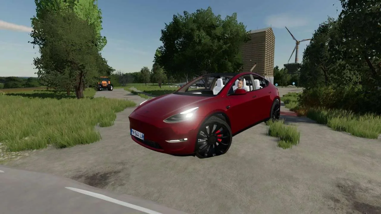 Tesla Model Y Performace 2024 v1.0.2 FS22 FS22 Mod Free Download