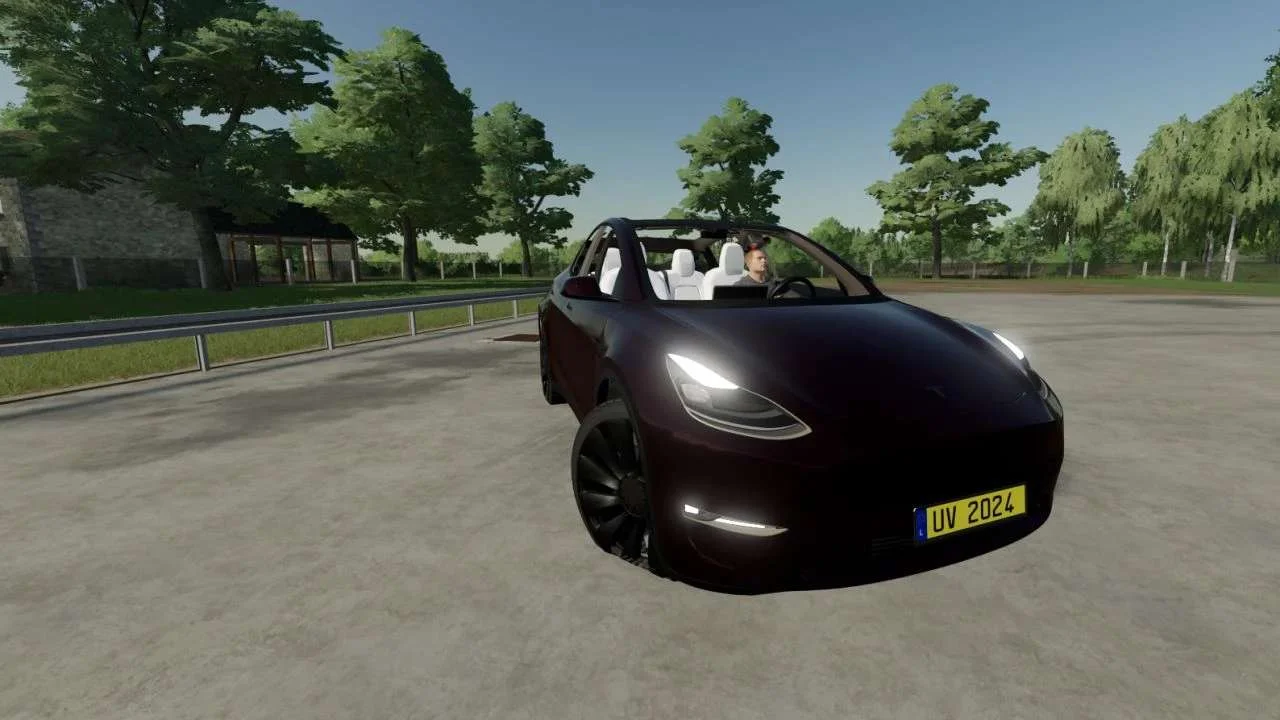 Tesla Model Y Performace 2024 v1.0 FS22 FS22 Mod Free Download