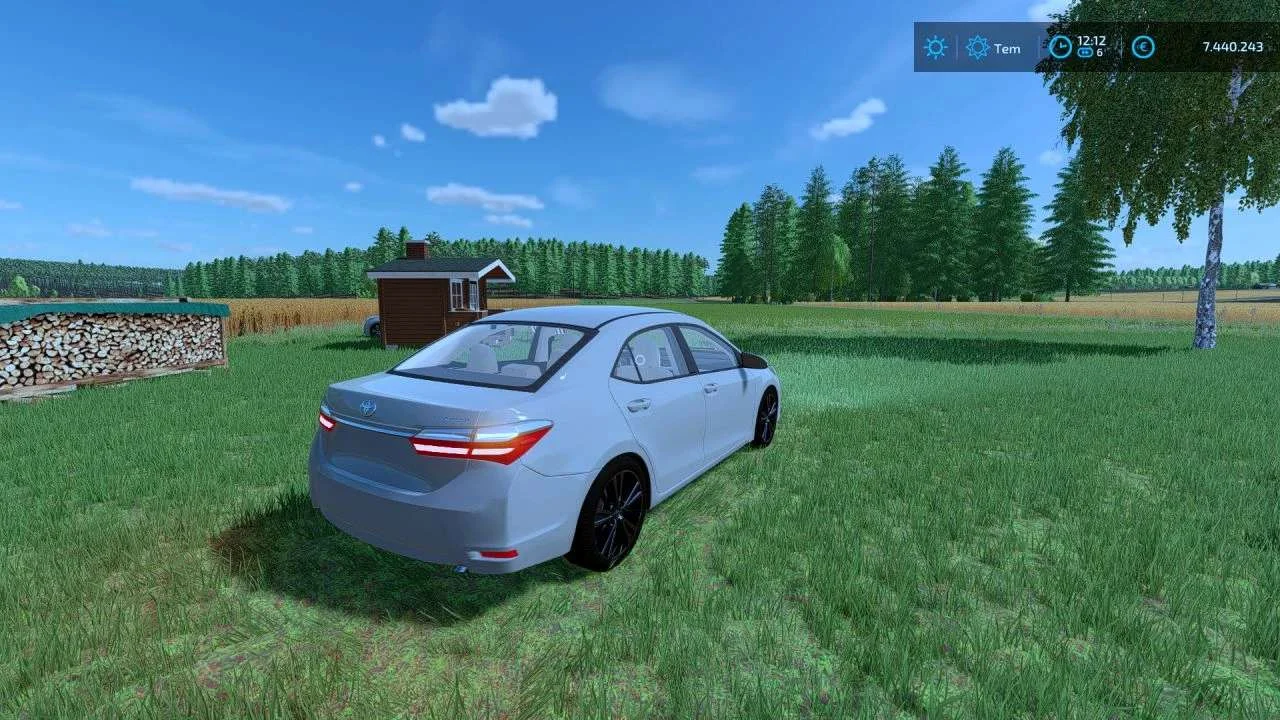 Toyota Corolla 2018 v1.0 FS22 FS22 Mod Free Download