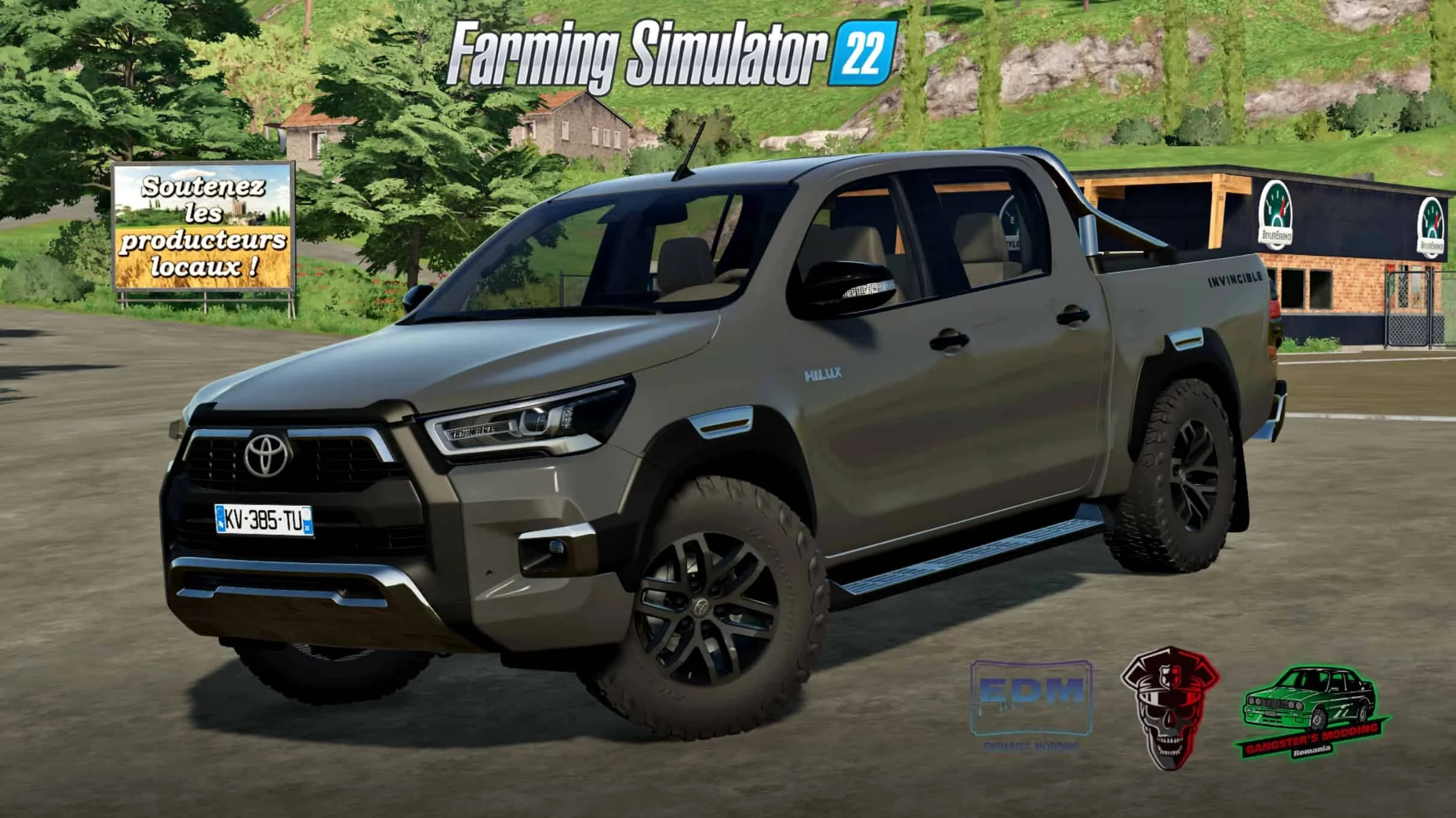 Toyota Hilux Invincible 2021 v1.0 FS22 FS22 Mod Free Download