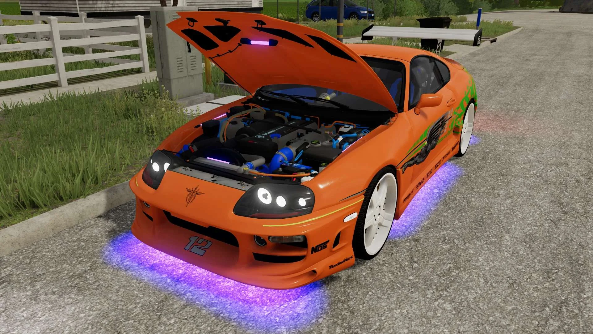 Toyota Supra v1.0 FS22 FS22 Mod Free Download