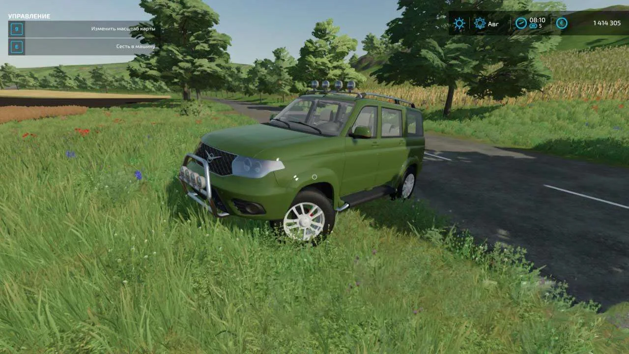 UAZ Patriot 2016-2017 v2.0 FS22 FS22 Mod Free Download