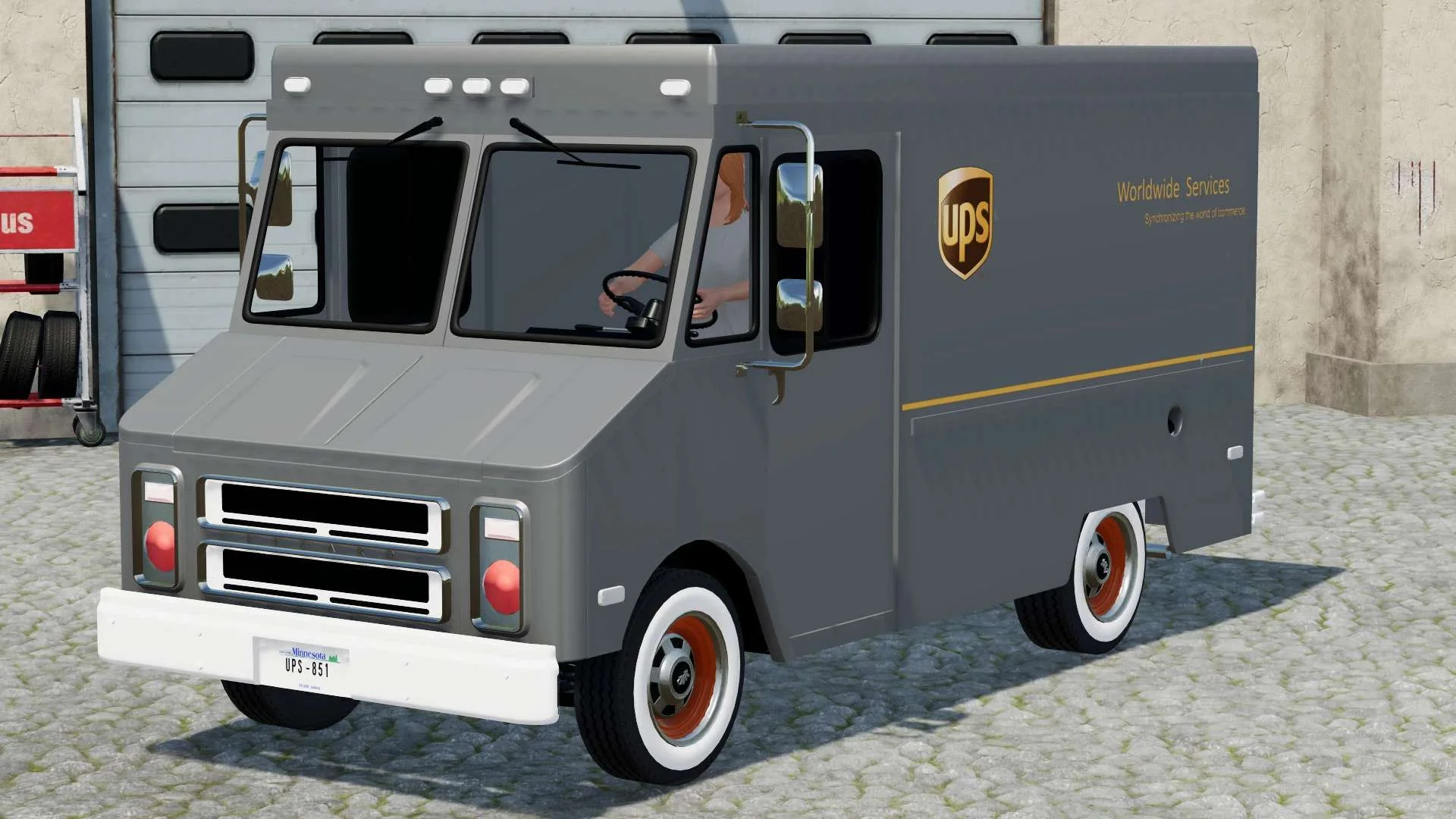 UPS Step Van v1.0 FS22 FS22 Mod Free Download