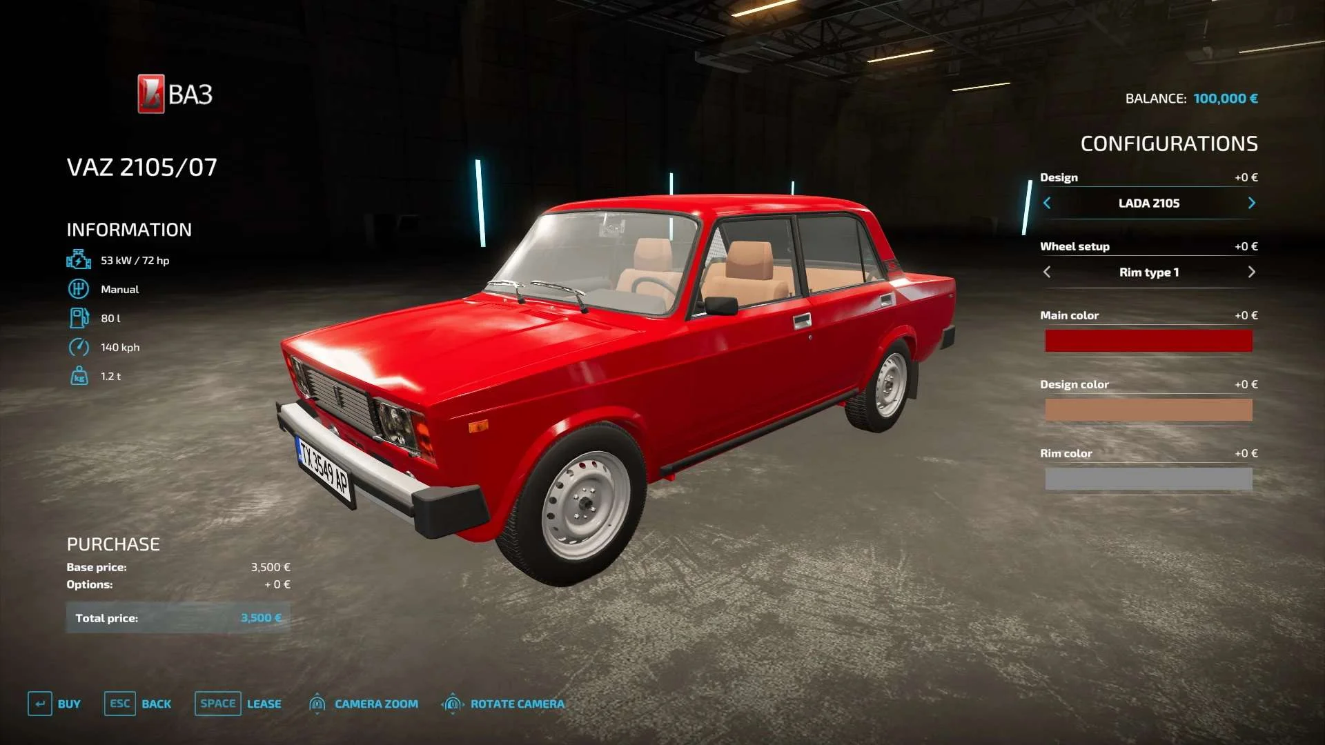 VAZ 2105/07 V1.0 FS22 FS22 Mod Free Download