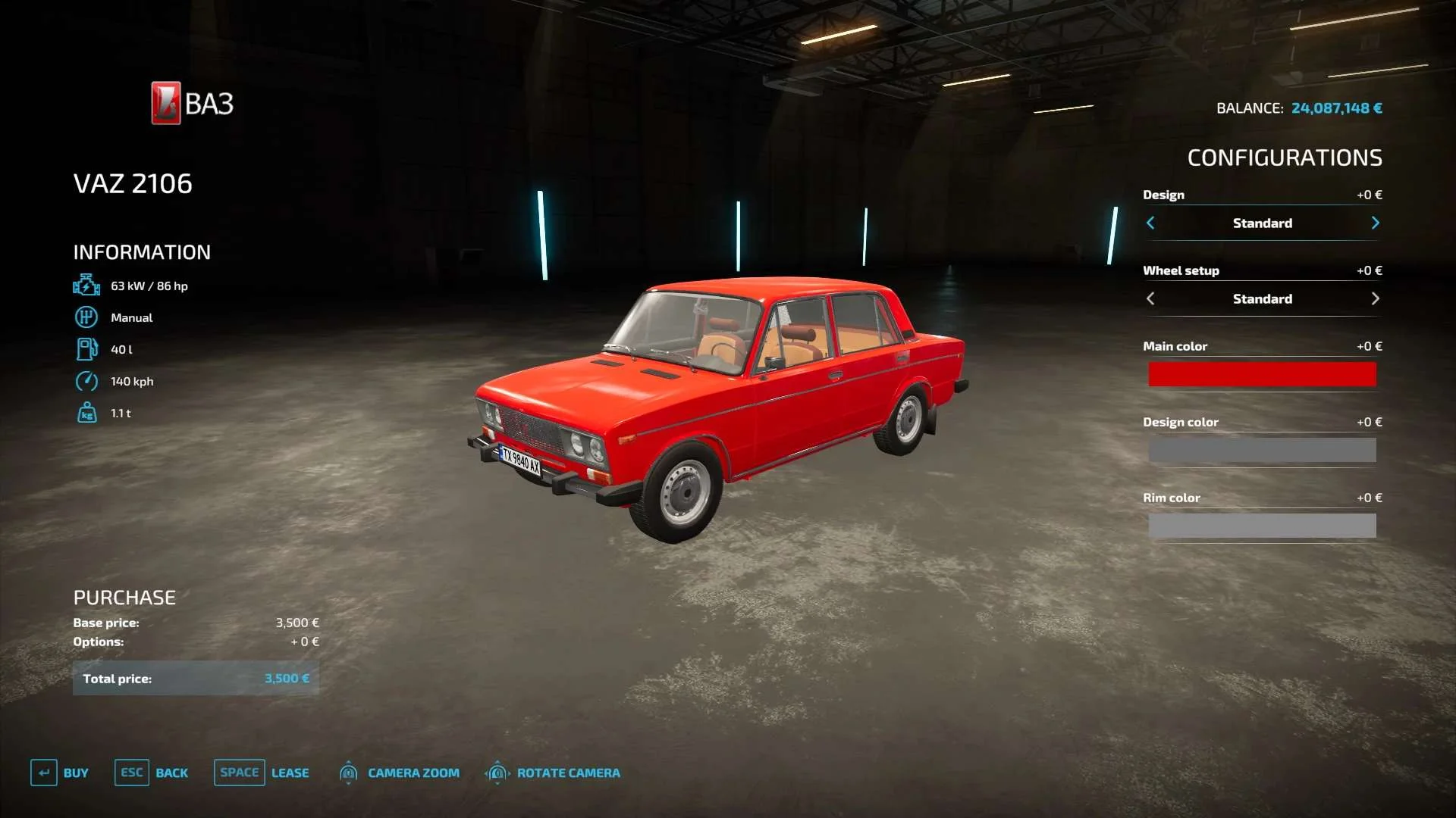 VAZ 2106 / LADA 1600 V1.0 FS22 FS22 Mod Free Download