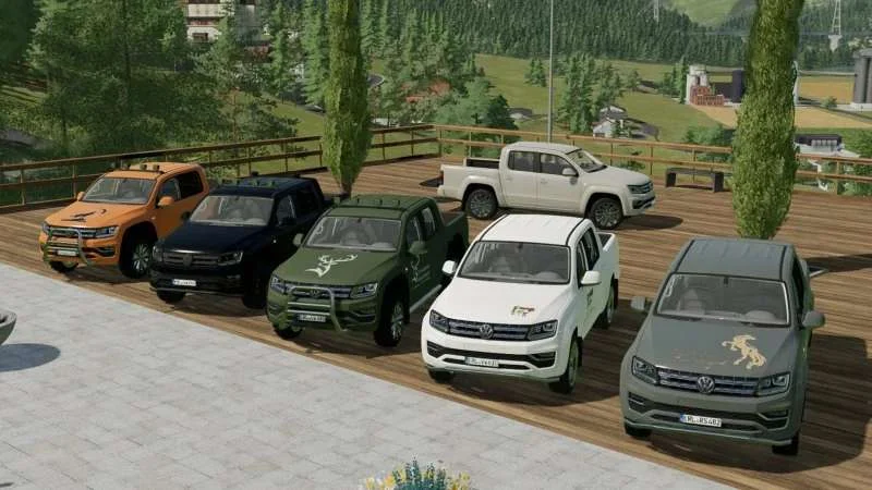 VOLKSWAGEN AMAROK CIVIL v1.0 FS22 FS22 Mod Free Download
