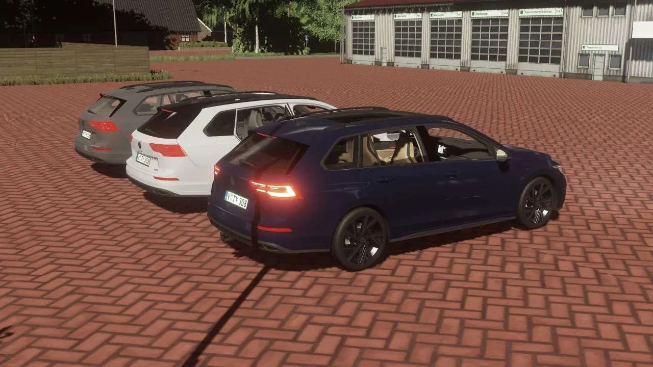 Volkswagen Golf 8 Variant v1.1 FS22 FS22 Mod Free Download