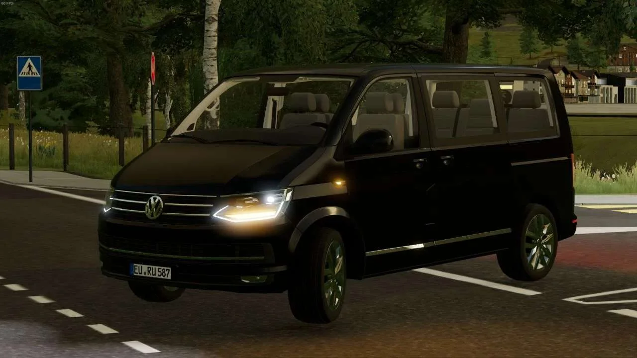 Volkswagen T6 Multivan 2016 v1.2 FS22 FS22 Mod Free Download