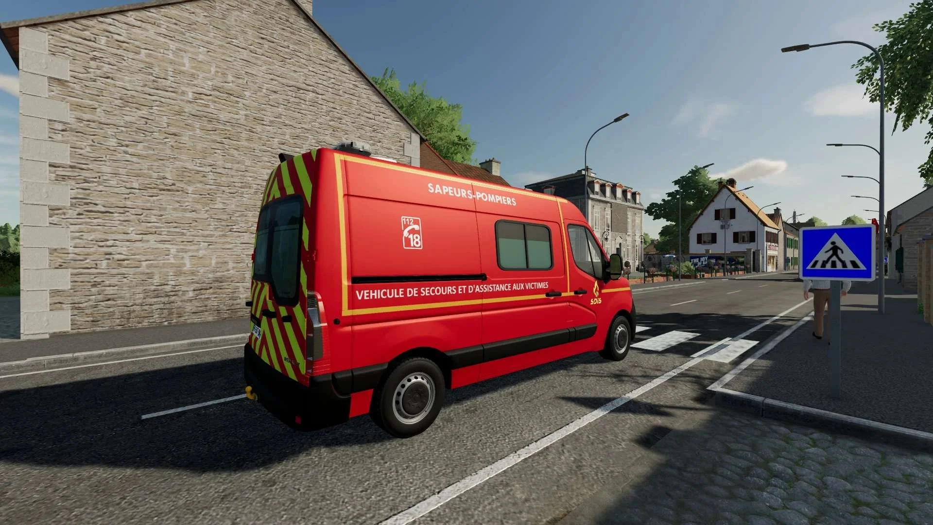 VSAV pompiers Renault master v1.0 FS22 FS22 Mod Free Download