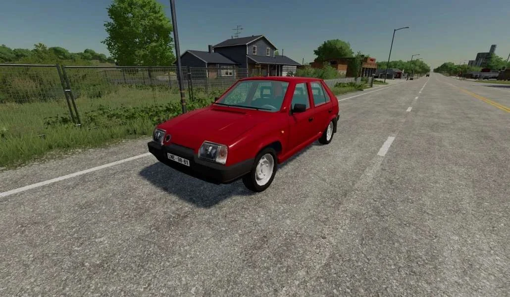 Škoda Favorit 135L v1.0 FS22 FS22 Mod Free Download