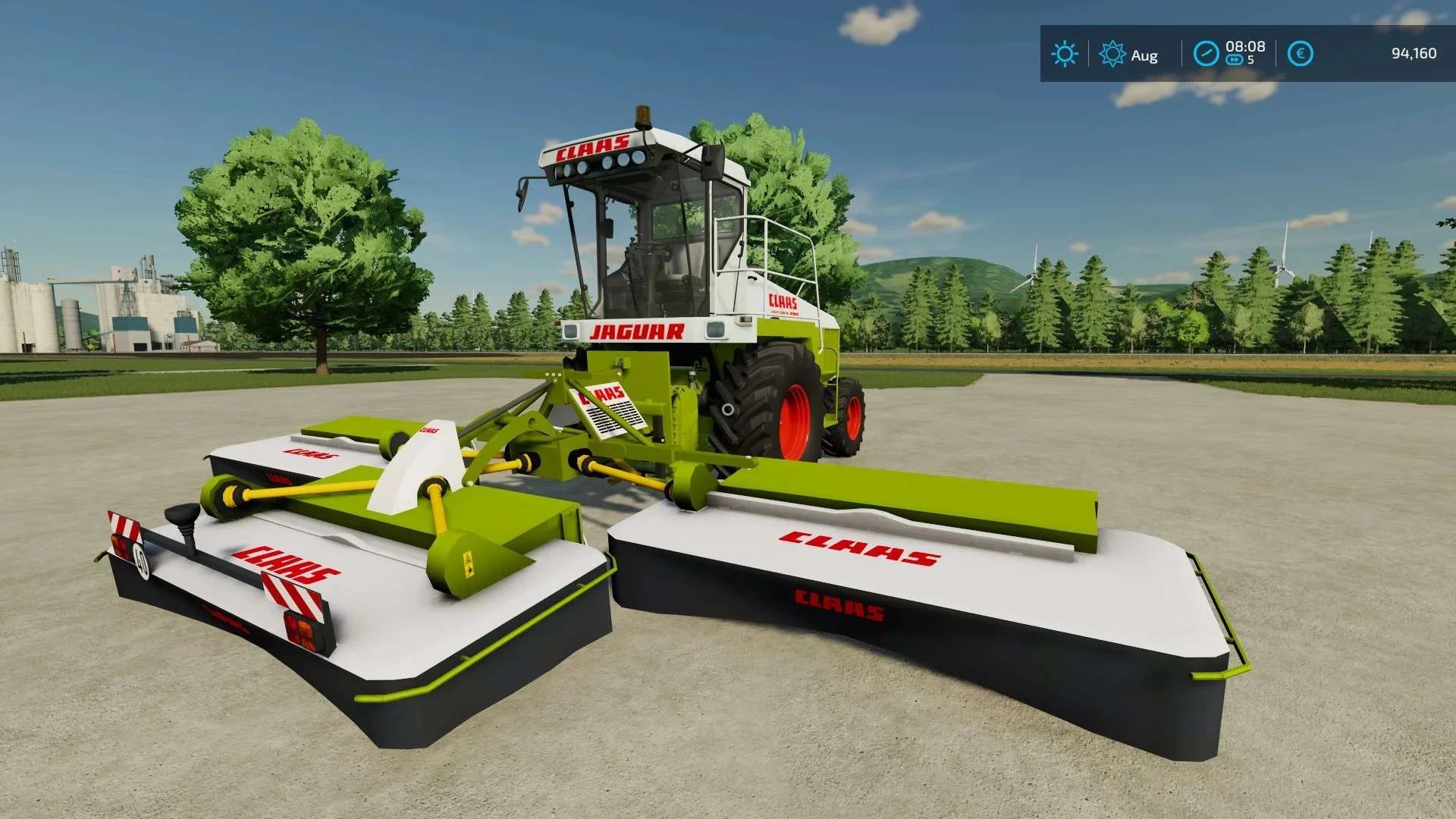 Claas Jaguar 695sl maaiers v1.0.1 FS22 FS22 Mod Free Download