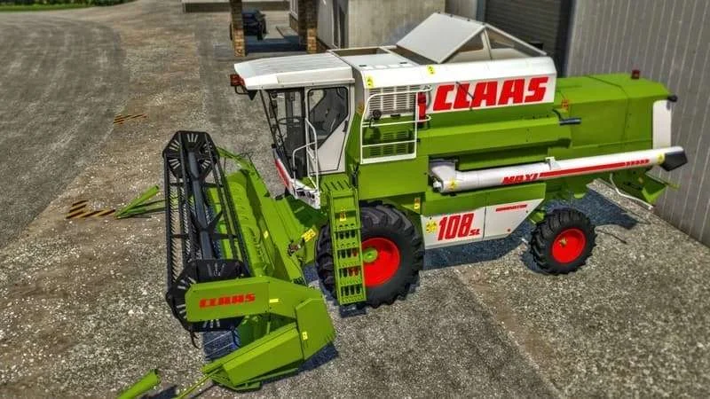 ClaasTX header 6m For Claas Mega v1.0 FS22 FS22 Mod Free Download