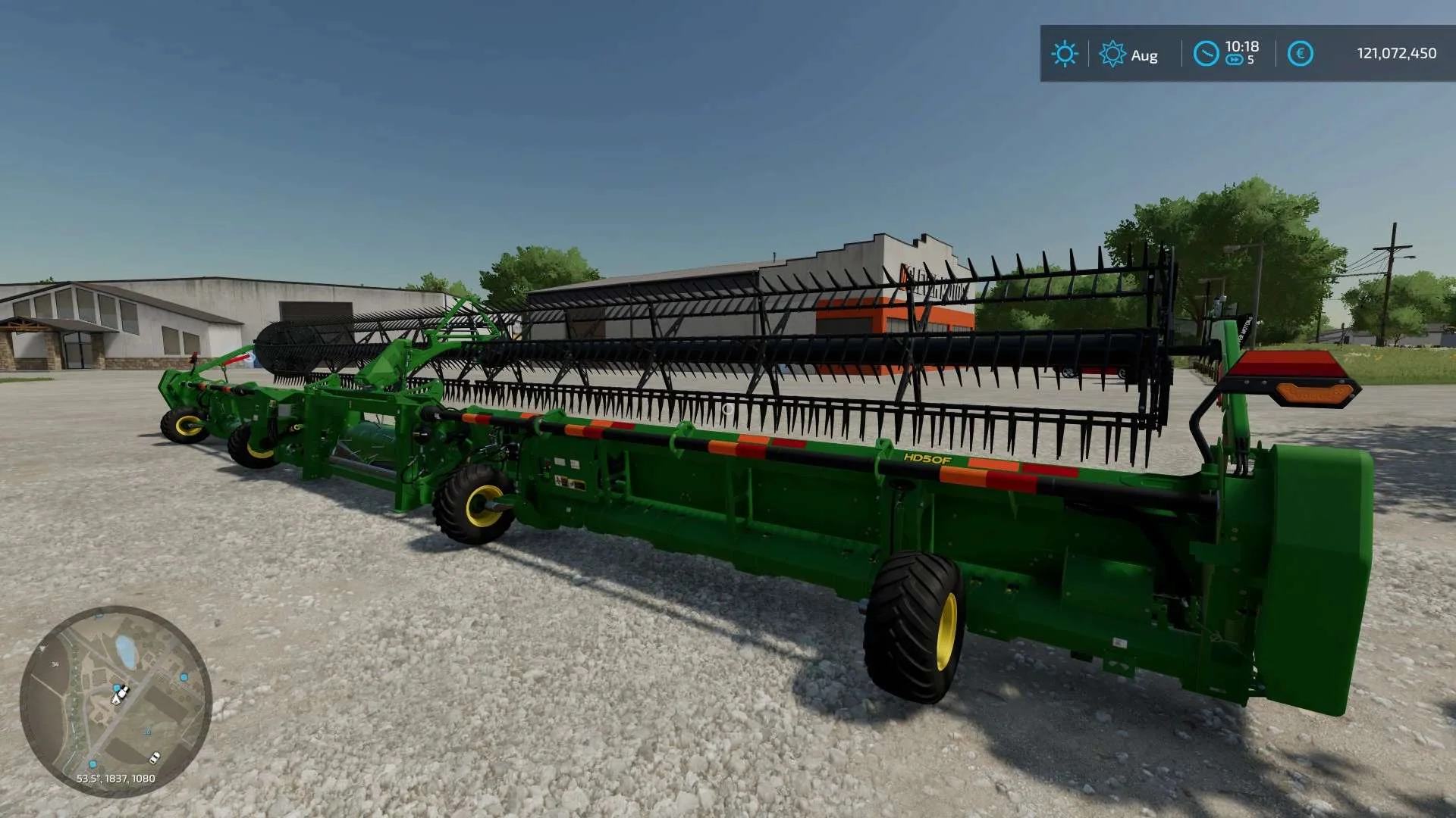 John Deere HD50F v1.0.0.1 FS22 FS22 Mod Free Download