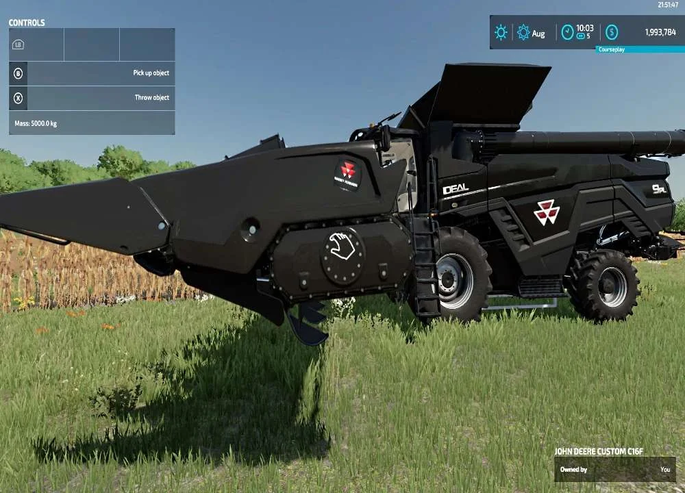 Massy Ferguson maize header v1.0 FS22 FS22 Mod Free Download